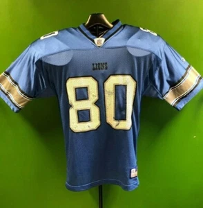 NFL Detroit Lions Charles Rogers #80 Reebok Jersey Men's Large - Picture 1 of 8