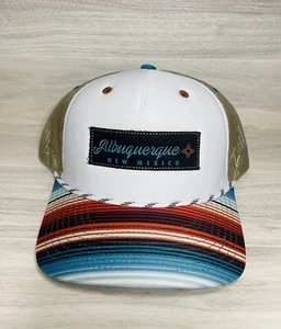 Albuquerque Mexican Hat Twill Snapback Curved Bill Baseball Hat - Picture 1 of 5