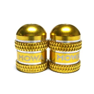 gobike88 MOWA valve cap, Schrader / American type, Gold, 972 - Picture 1 of 1
