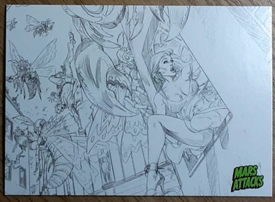 2015 Mars Attack's Occupation Concept Card 40 UNDER ATTACK. - Image 1 of 3