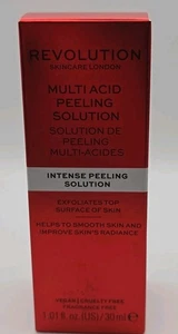 Revolution Multi Acid Intense Peeling Solution 1.01 fl oz Vegan Cruelty Free - Picture 1 of 4