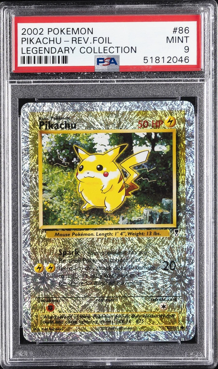 Pikachu Pokémon TCG Legendary Collection Individual Collectible