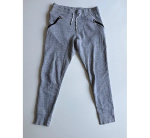 SANDRO Paris Jogger Sweatpants Mens XS 28" Inseam Gray Zipper Pockets Cotton - Picture 1 of 13