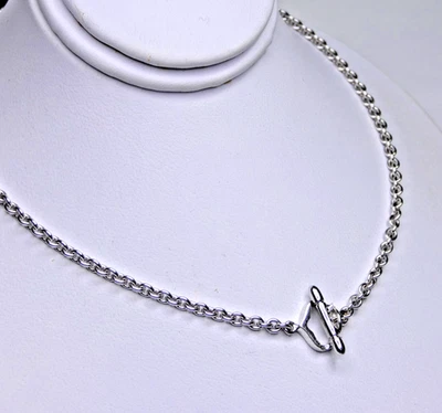 ALOR Toggle Lariat Necklace in 18k White Gold - Image 1 of 4