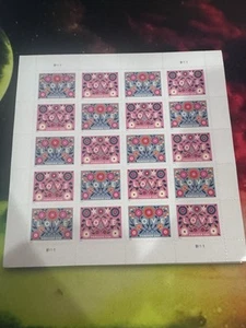 Estampilla Forever de Estados Unidos 2 hojas de 20 estampillas de amor - Imagen 1 de 1
