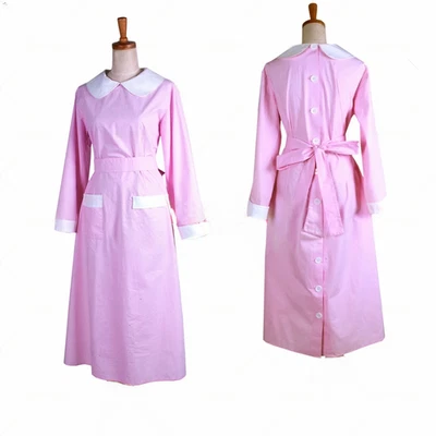 Niña Criada Sissy Rosa PVC Vestido Vestido Juegos con disfraces Disfraz CD/TV Hecho a medida Foto 1 de 4