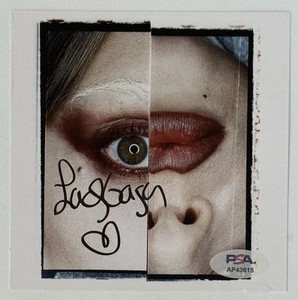 SIGNED Lady Gaga Mayhem Art Photo Card AUTOGRAPH HEART & CD PSA DNA AUTHENTIC - Picture 1 of 4