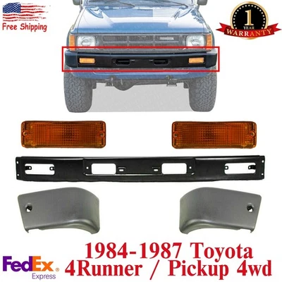 Kit de parachoques delantero + luces de señalización para Toyota 4Runner/Pickup 1984-1987 4x4 Foto 1 de 4