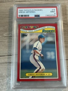 1990 Topps Toys R Us GREGG JEFFERIES Rookie Card #16 New York Mets - Picture 1 of 2