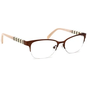 Kate Spade Women's Eyeglasses Valary PJW Brown Half Rim Frame 51[]16 135 - Picture 1 of 6