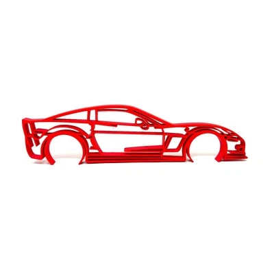 Chevrolet Corvette C6 Silhouette Corvette Garage Wall Decor Toolbox Desk Top Art - Image 1 of 3