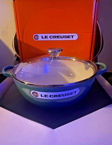 Le Creuset soup pot Glass Top Saucepan 3.5 marmite 24 art 24cm RR - Picture 1 of 11