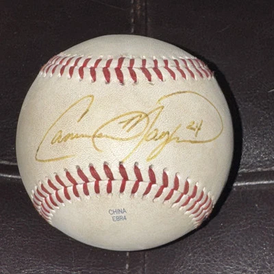 Cameron Maybin Autografiado Firmado Oficial Liga Sur de Béisbol Foto 1 de 4