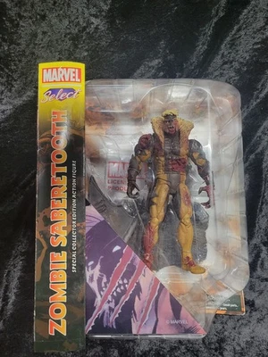 Figura de acción Diamond Select Toys Marvel Select: Zombie Sabretooth rara Foto 1 de 4