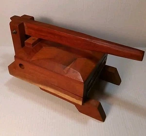 Vintage Urholz Tortilla Presse - Bild 1 von 23