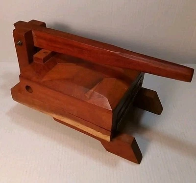Primitive Wood Vintage Tortilla Press  - Image 1 of 4