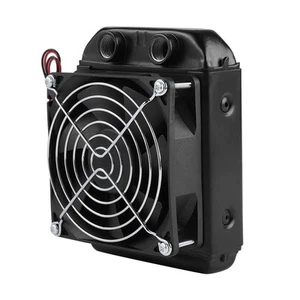 90mm 8 Tubes Heat Exchanger Fan Faster Heat Dissipation Water Cooling Radiato FY - Afbeelding 1 van 7