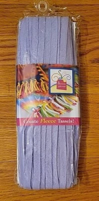 NEW Sealed Fleeces Pieces Create Your Own Tassels .5" X 32 Yds Can Use Like Yarn - Image 1 of 4