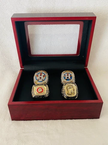 Houston Ultimate Championship Ring Set W Box, ๐บ๐ธ SHIP, Rockets Astros Cover