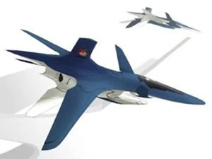 R-103 Delphinus III Ace Combat 3 Aircraft Mahogany Wood Model Large New - Picture 1 of 1