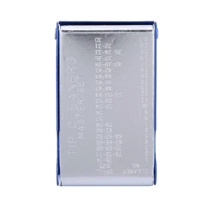 21 In 1 Welding Torch Nozzle Tip Cleaner Blue Metal Shell For Welder Soldering - Picture 1 of 6