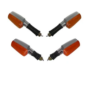 Turn Signals Complete Set of 4 Front & Rear For Yamaha XJR 1300 1999-2013 - Picture 1 of 3