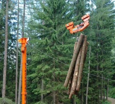 Forstfunk Funkfernsteuerung für  Seilkran,Koller,Valentini,Konrad ,Sherpa, - Bild 1 von 4
