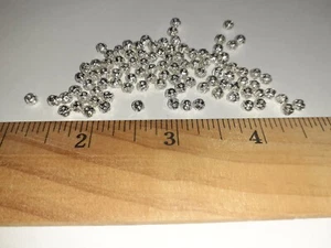 100PCs Silver Hollow Spacer Beads Findings Jewelry Making Crafts USA SHIPPING - Picture 1 of 12