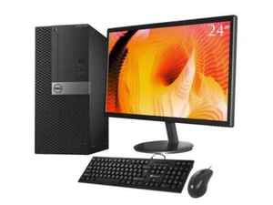 Dell Desktop Computer i5 PC SFF bis zu 16GB RAM 2TB HD/SSD 24 Zoll Windows 10 Pro - Bild 1 von 7
