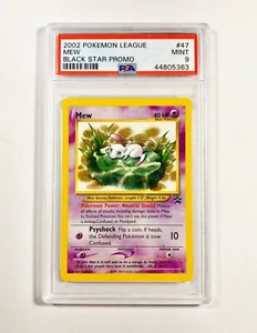 2002 Pokémon League Mew Black Star Promo Psa 9 #47 - Picture 1 of 1
