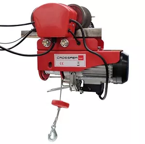 Laufkatze mit Seilwinde 230V elektrisch CROSSFER 800 kg Seilzug mit Fahrwerk NEU - Bild 1 von 7