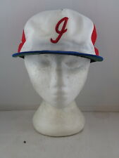 Indianapolis Indians Hat (VTG) - Tri Colour Trucker Hat by New Era - Snapback