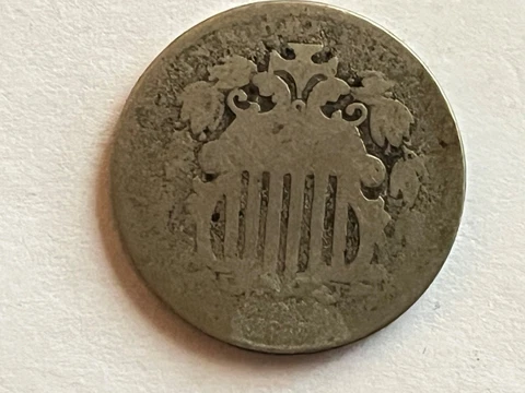 1882 Shield Nickel Cover
