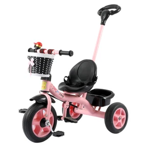 Children's Trolley Tricycle Baby Stroller 1-3/2-6 Kids Light Bicycle Ride On Toy - Picture 1 of 15