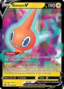 x1 Rotom V - 058/196 - Ultra Rare Pokemon SS11 Lost Origin M/NM - Picture 1 of 1