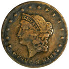 Circa 1850'S Germany Copper Spiel-Marke Token In Style Of Us $20 Gold Liberty!