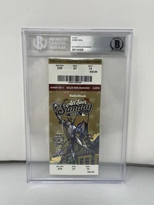 Sammy Sosa Signed 2002 All Star Game Ticket Beckett Auto L2 - Picture 1 of 2