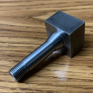 New Old Stock LEVIN 10mm “D” Square Fixture Blank, Watchmaker’s Jeweler’s Lathe - Picture 1 of 4