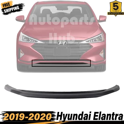 Barra frontal parachoques moldura inferior almohadilla de escalón para Hyundai Elantra 2019-2020 Foto 1 de 4