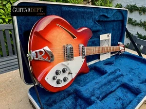 ♚TIMEWARP♚Vintage 1991 Rickenbacker 360-12 String♚FireGlo♚330♚£80 SETUP♚24 FRET! - Picture 1 of 24