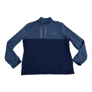 Callaway 1/4 Zip Pullover Fleece Men  Size M Thermal Performance Blue Two Tone - Picture 1 of 12