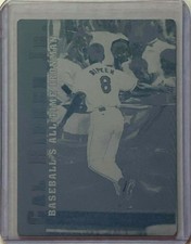 1/1 CAL RIPKEN JR 1996 CLASSIC CARD #CR3 PRINTING PLATE 1 OF 1 All-Time Ironman