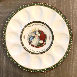 A Christmas Story Portmeirion Studio hors d'oeuvre Egg Tray in original box EUC - Picture 1 of 7