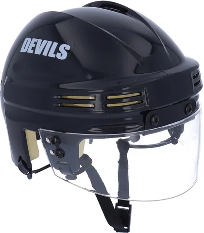 New Jersey Devils Unsigned Sportstar Black Mini Helmet Cover