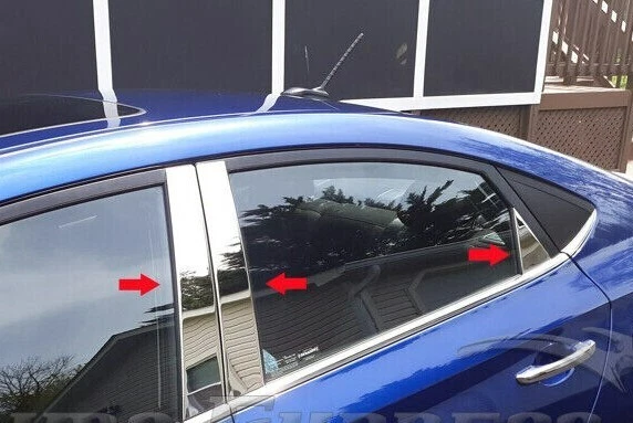 Pillar Post for 2018-2023 Hyundai Accent Sedan (6 Piece) - Image 1 of 1