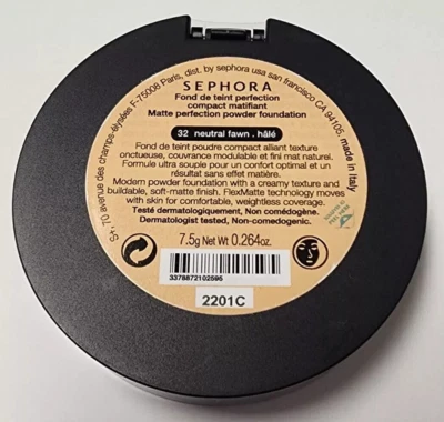 Sephora Matte Perfection Powder Foundation ~ 32 Neutral Fawn ~ Full Size, SEALED - Image 1 of 4