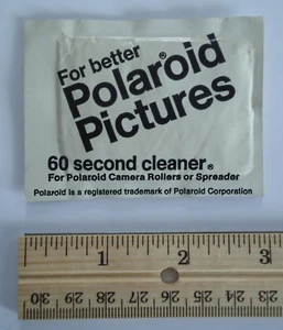 Polaroid 60 Sekunden Reiniger im Paket für Kamerarollen Streuer Vintage - Bild 1 von 2