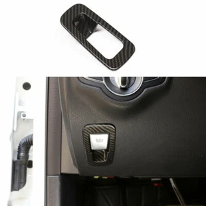 Fit For Benz G-Class 2019-2021 Carbon Fiber Electronic Handbrake Panel Trim 1pcs - Picture 1 of 8