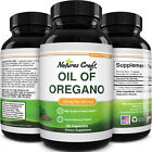 Pure Wild Oregano Oil Capsules - Oil of Oregano Capsules for Immune Support H...
