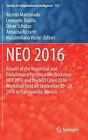 NEO 2016: Results of the Numerical and Evolutionary Optimization